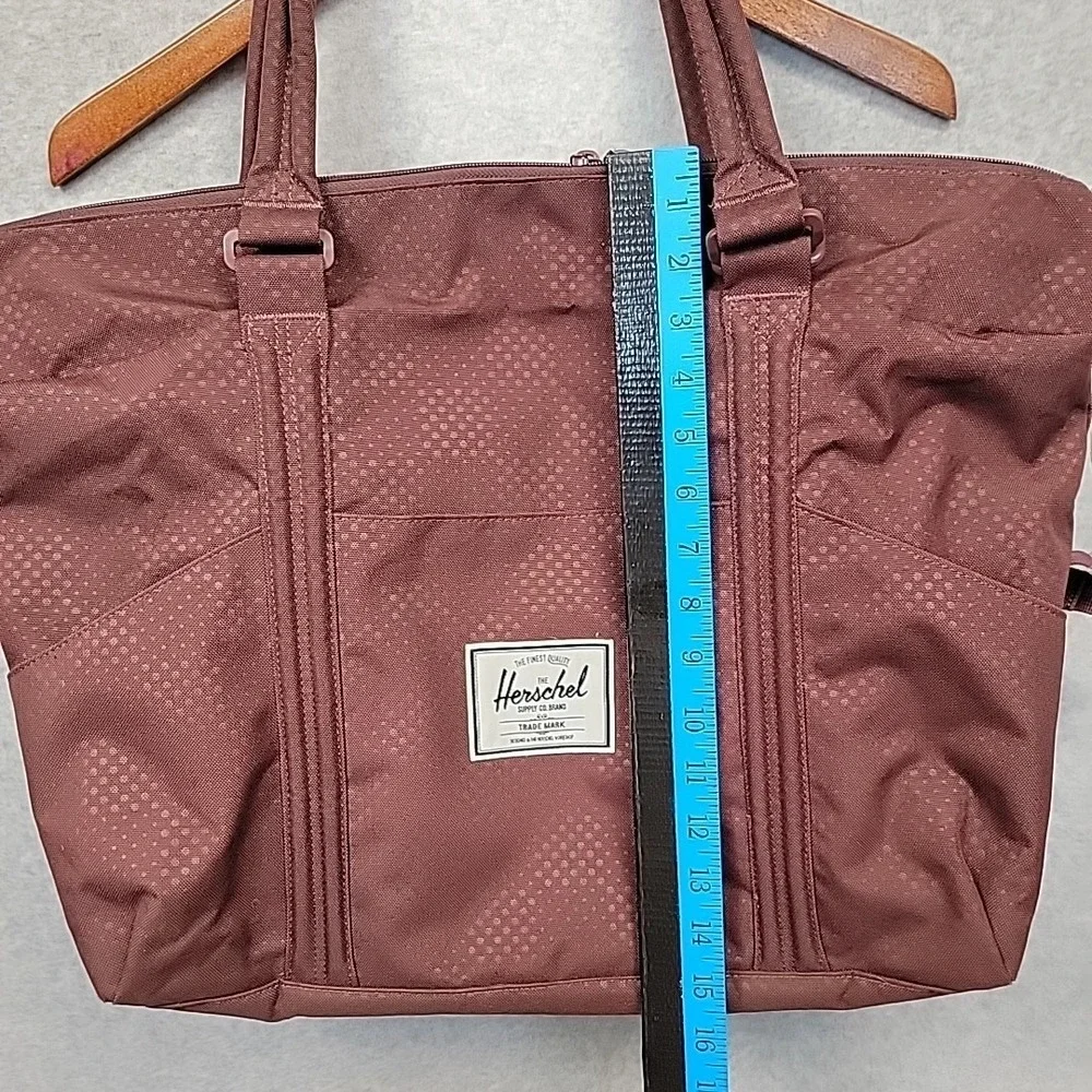 Herschel Supply Company Strand Duffle Sprout Diaper Bag Dot Burgundy +Change Pad